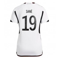 Camiseta Alemania Leroy Sane #19 Primera Equipación Replica Mundial 2022 para mujer mangas cortas